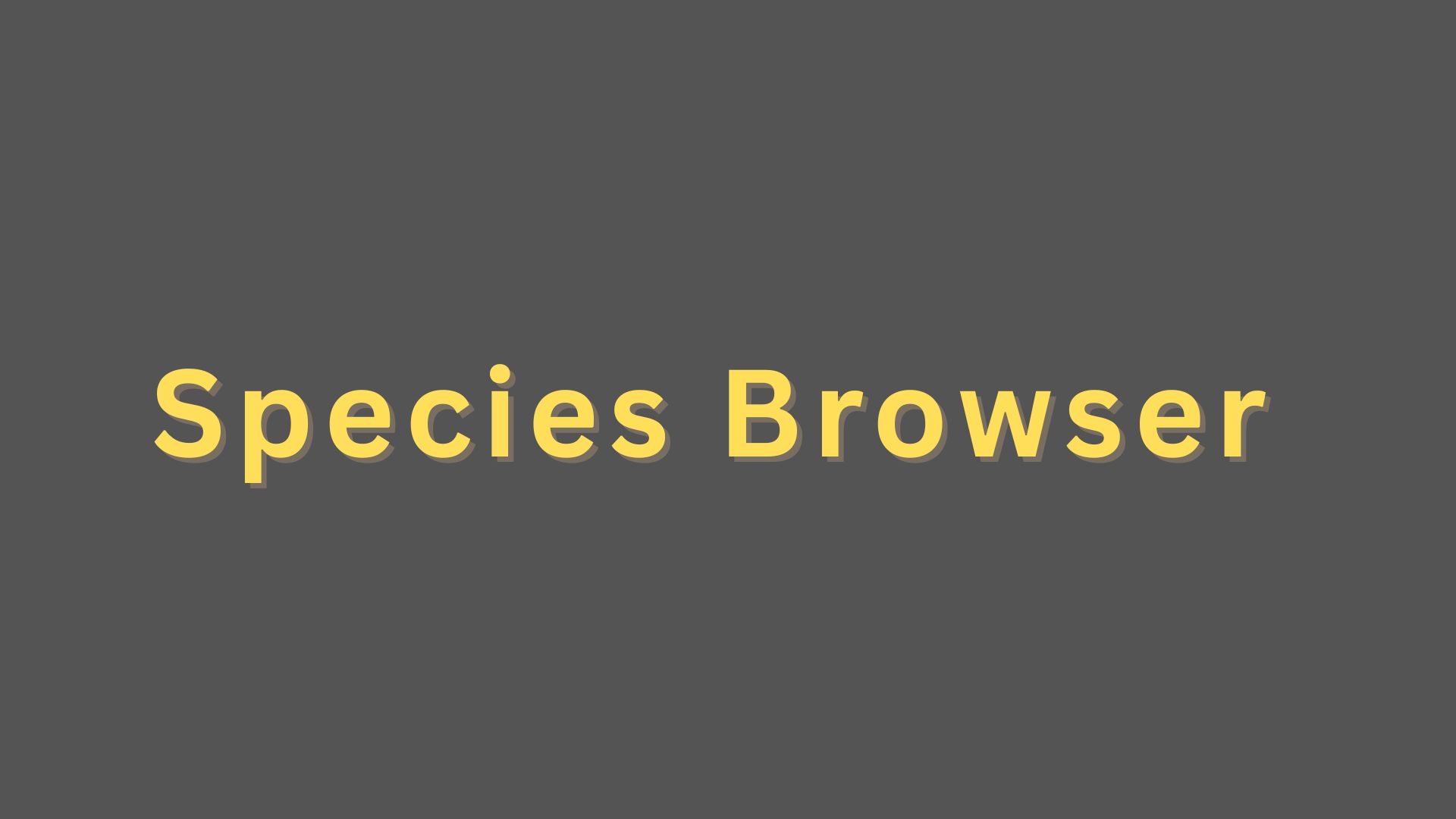 Species Browser Illustration